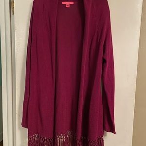 Lilly Pulitzer Tatum Fringe Cardigan
